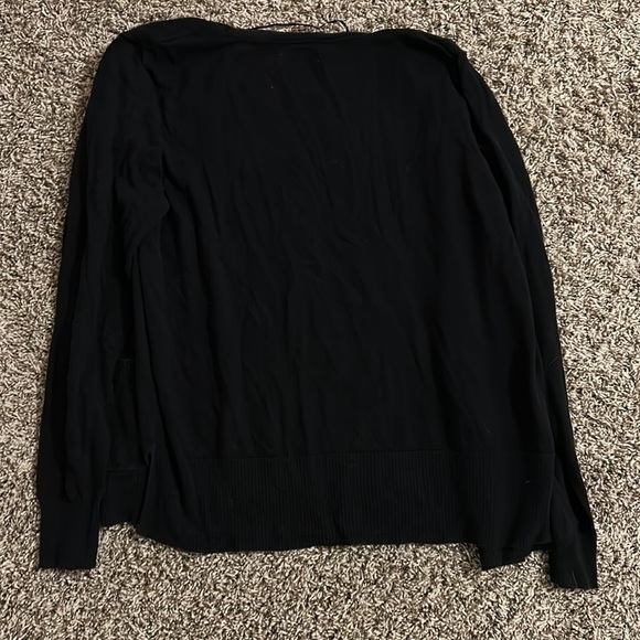 Juniors Black Sweater Cardigan - Picture 4 of 4